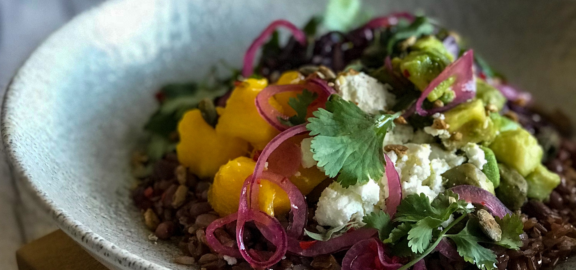 Avocado, Mango & Feta Grain Bowl