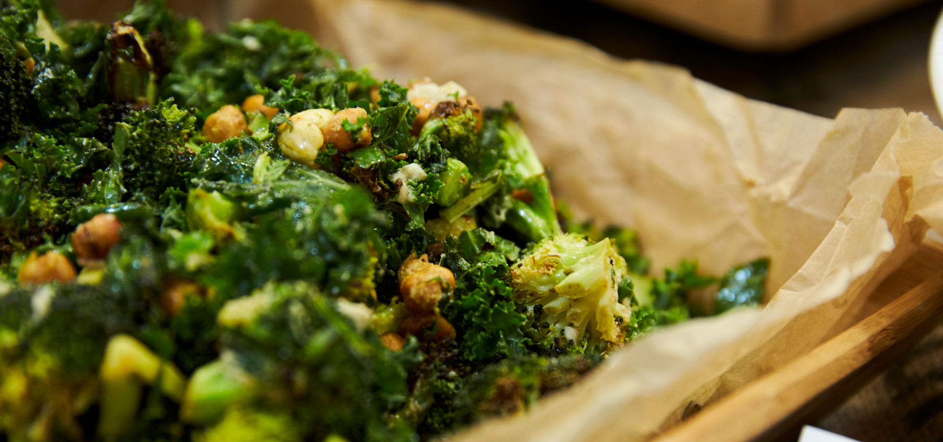 Burnt Broccoli Caesar Salad