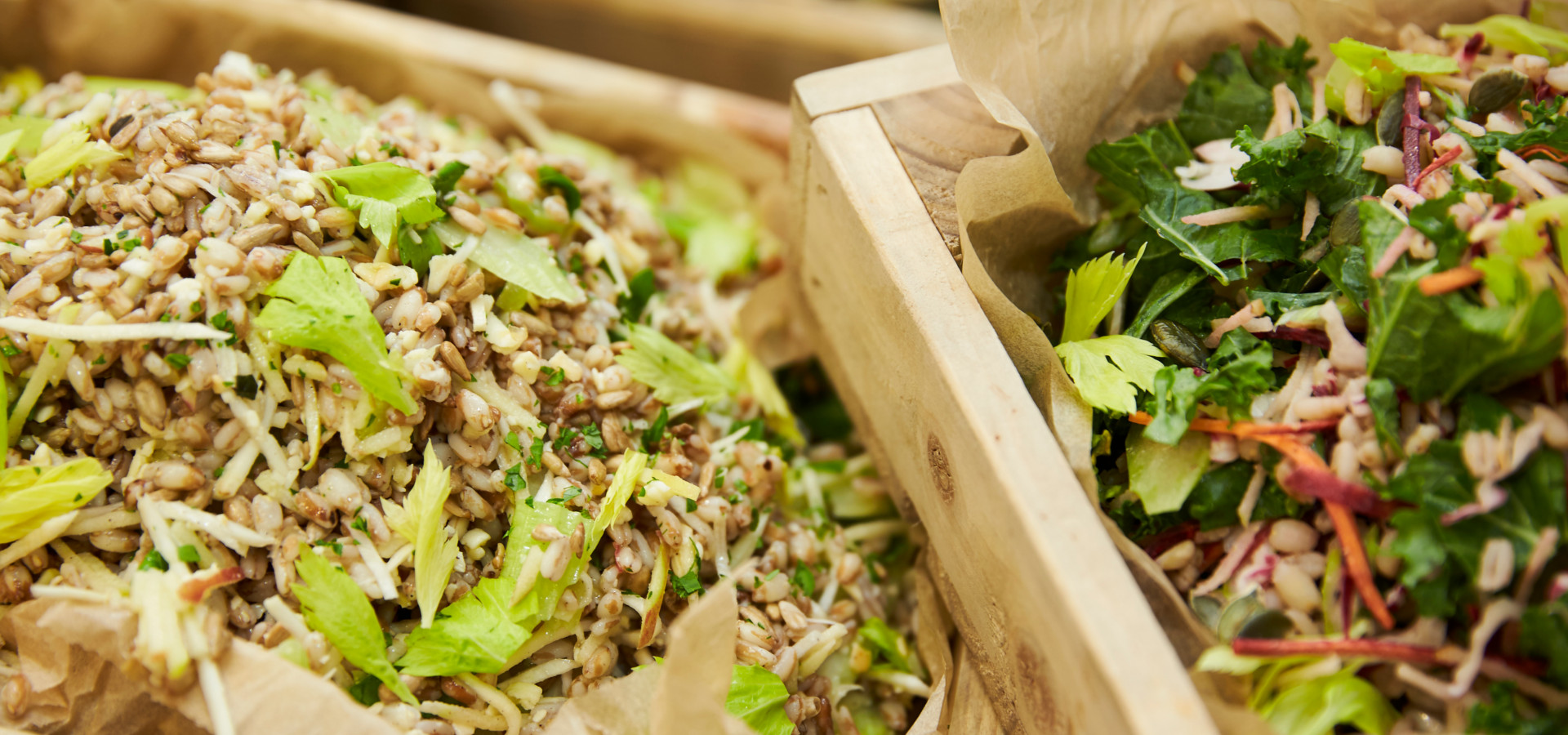 Celeriac Barley & Smoked Cheddar Salad