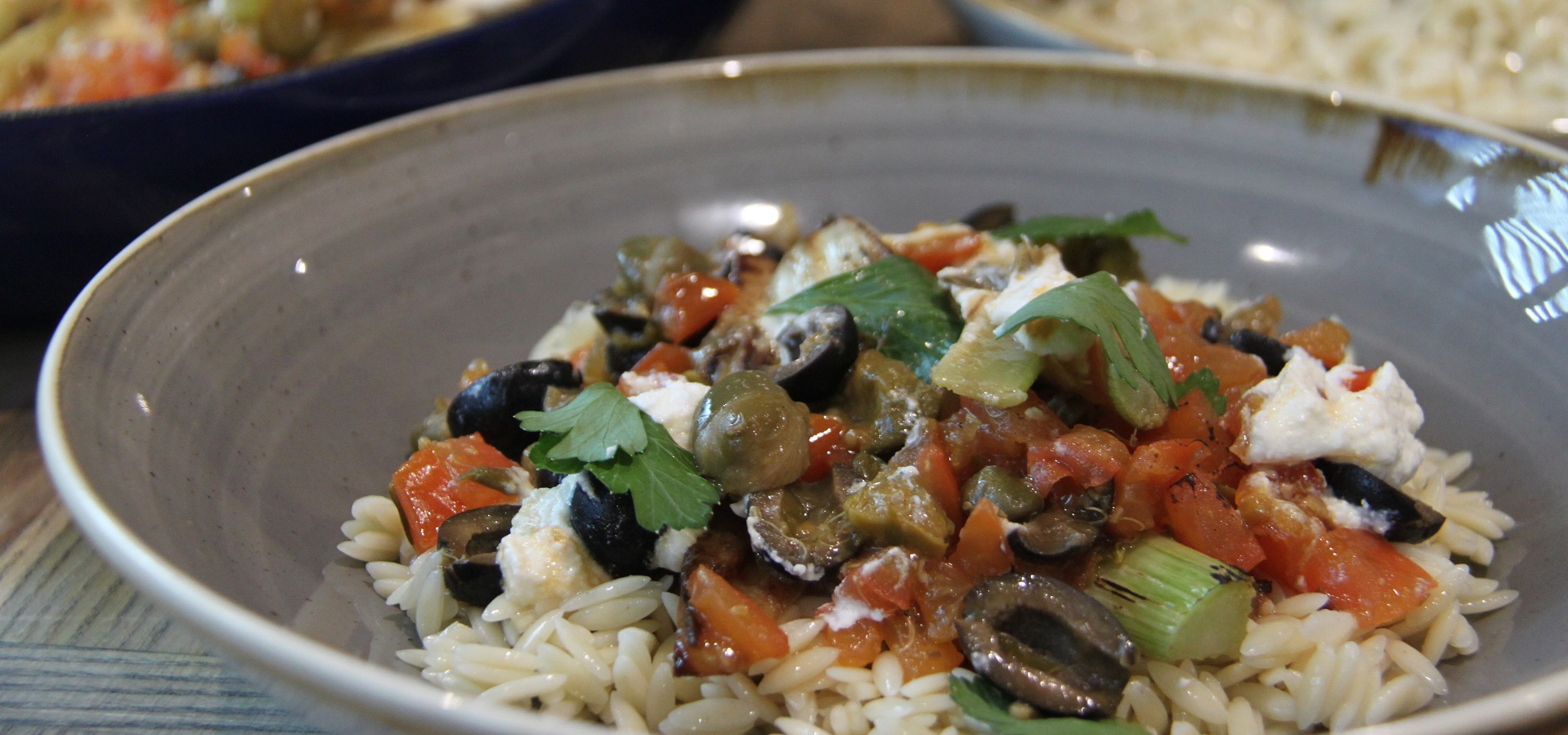 Braised Fennel & Ricotta with Orzo