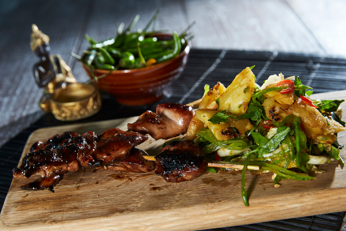 Chicken Tori Kara Age Skewer