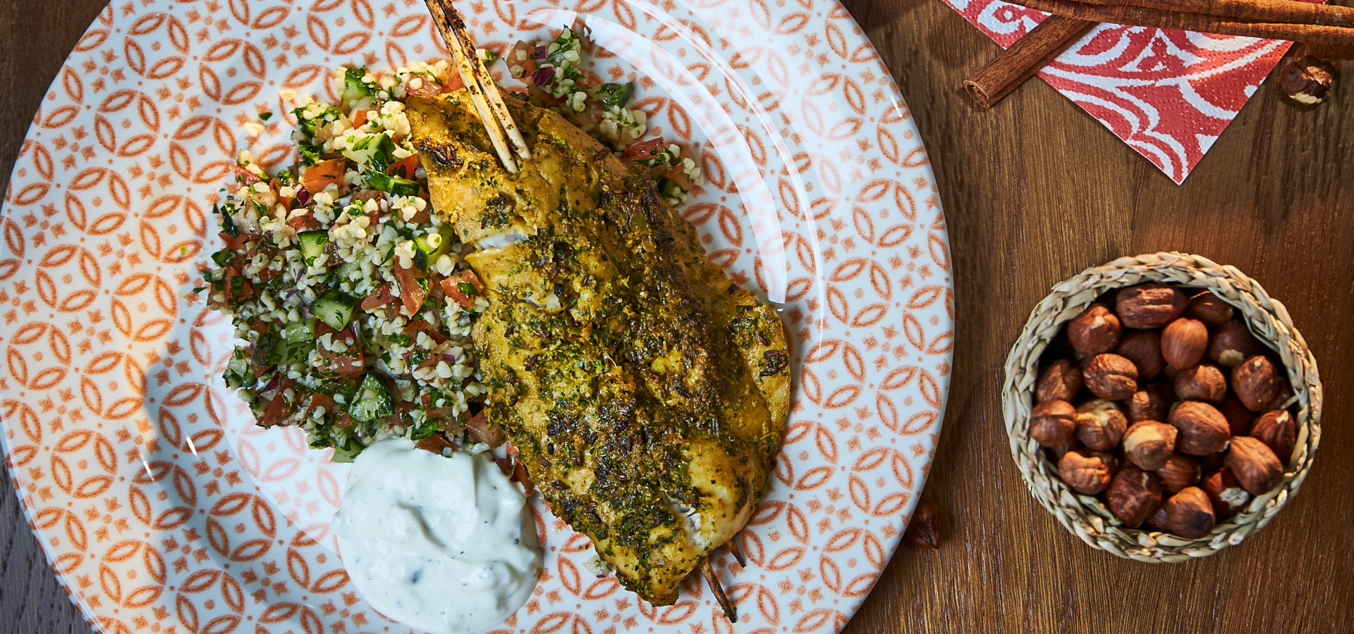 Chermoula Fish Skewers