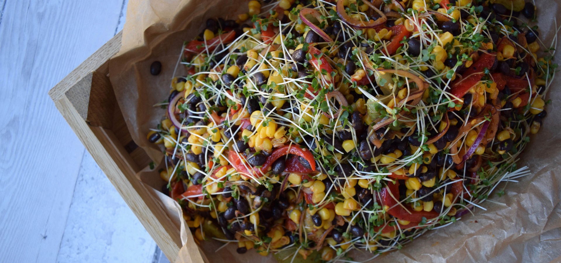 Sweetcorn, Black Bean & Avocado Salad